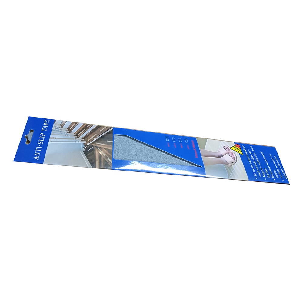 Stiker Anti Slip Lantai Kamar Mandi 20x380mm 6 PCS Shower Strips - Gray