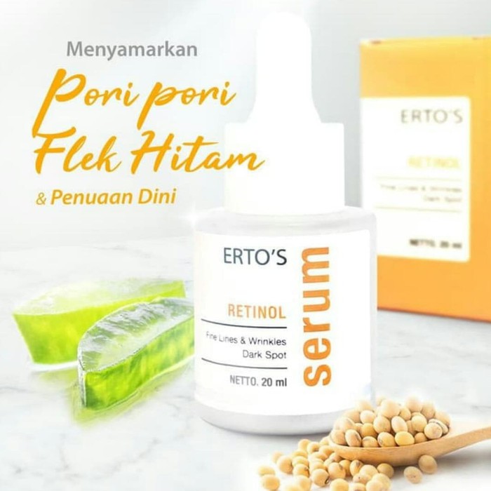 Ertos Retinol Serum Flek Penuaan Dini