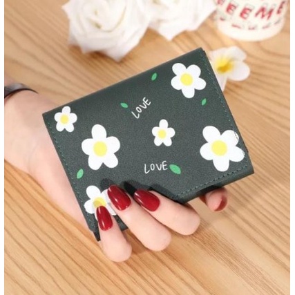 DOMPET LIPAT WANITA DOMPET CANTIK KARAKTER MOTIF BUNGA MURAH BISA COD | FADHILAH SHOP BJB