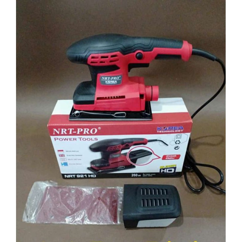 MESIN AMPLAS KAYU 921HD NRT PRO ORBITAL SANDER ELECTRIC 