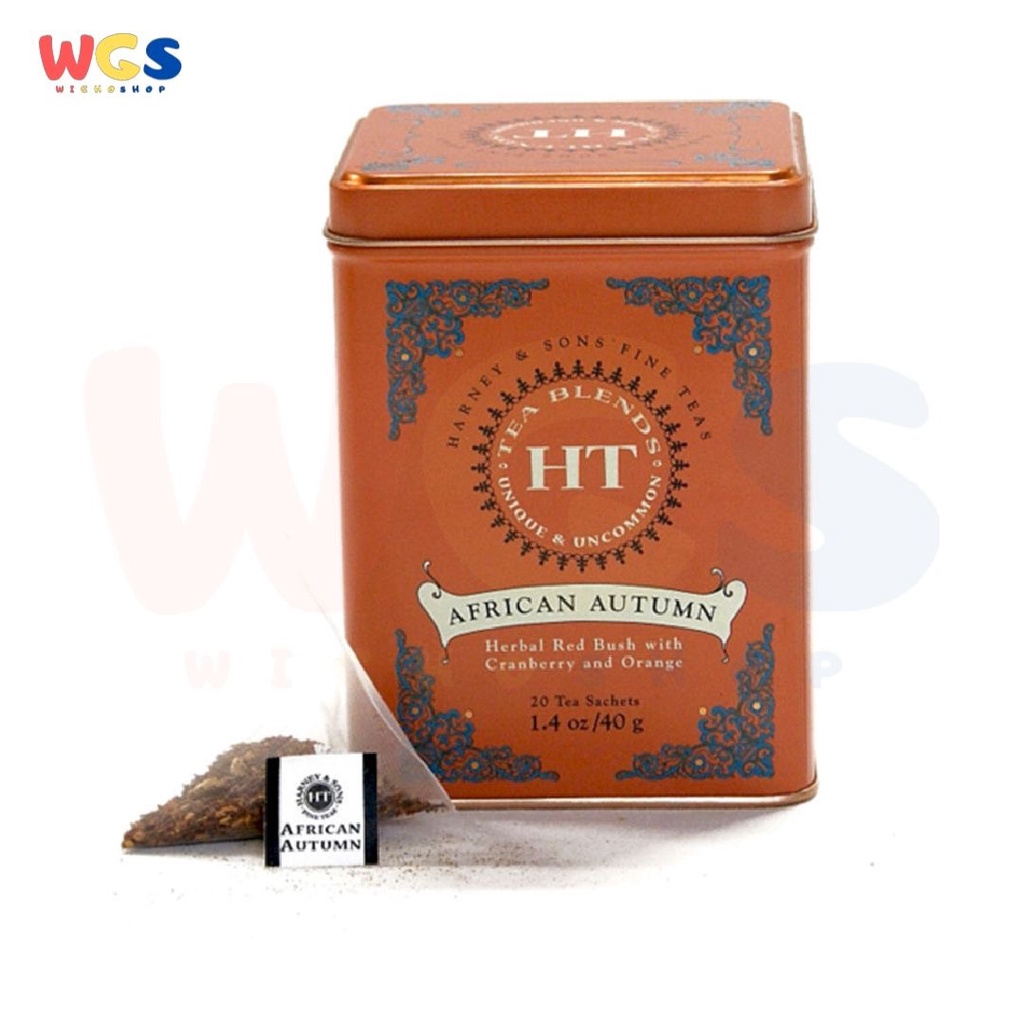 Harney &amp; Sons Teas HT African Autumn Herbal Rooibos 20 Sachets 40g