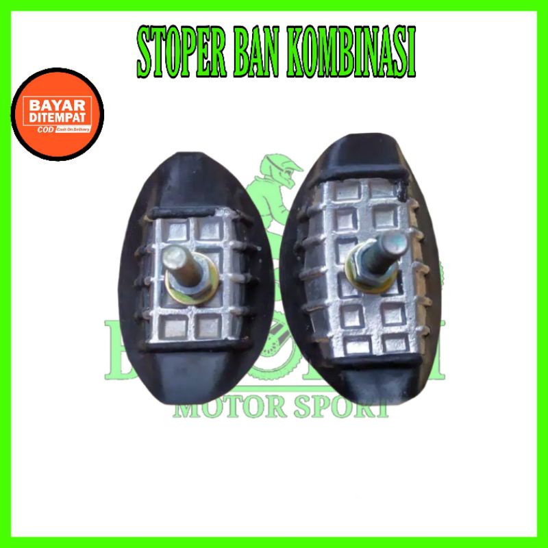 Stoper Ban KLX Stoper KLX Stoper Trail Stoper Ban Trail Stoper Crf Stoper Ban Crf Alumunium karet