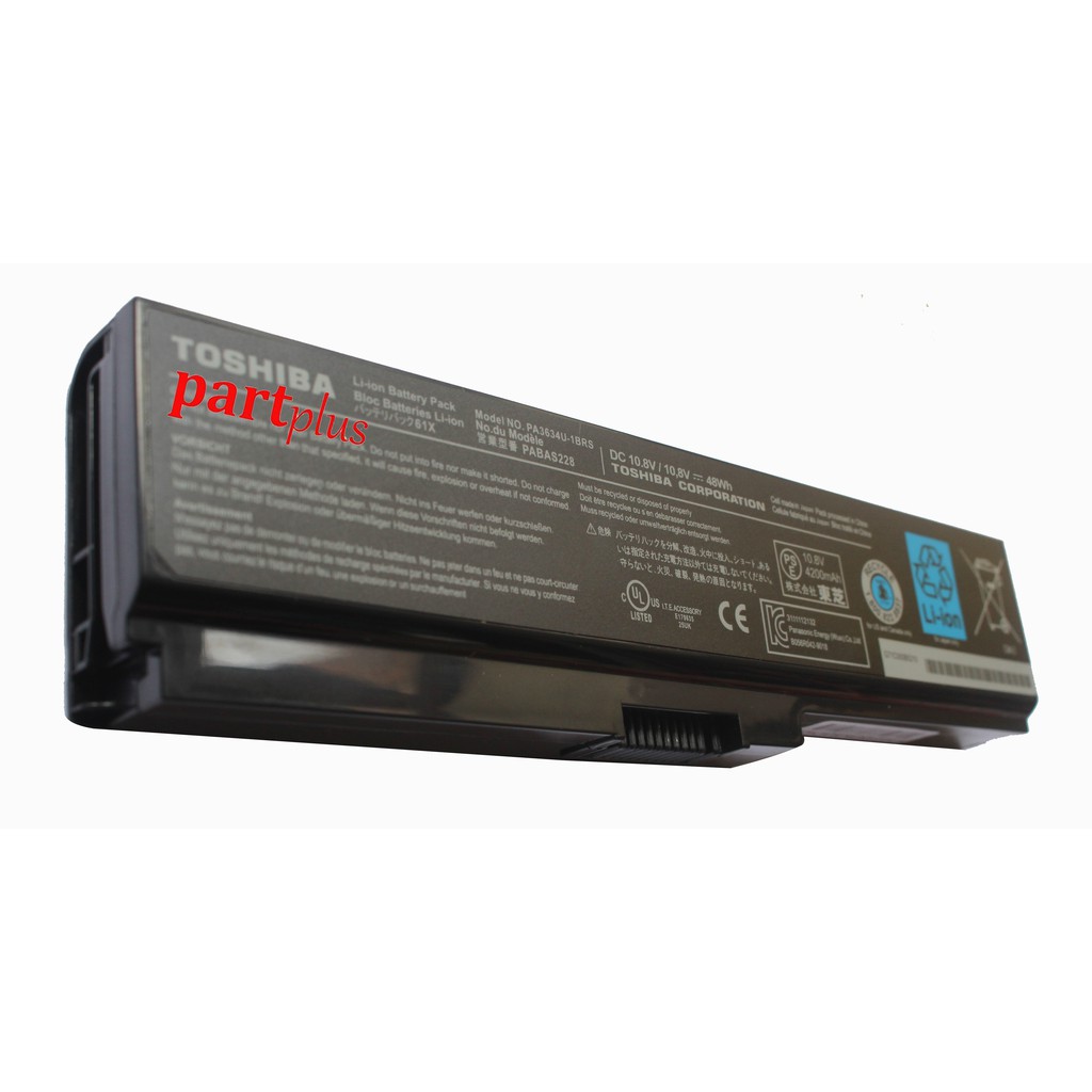 Baterai Batre Battery Toshiba Original L310 L510 L515 M300 M305 U400 PA3634U-1BRM PA3634U-1BAS