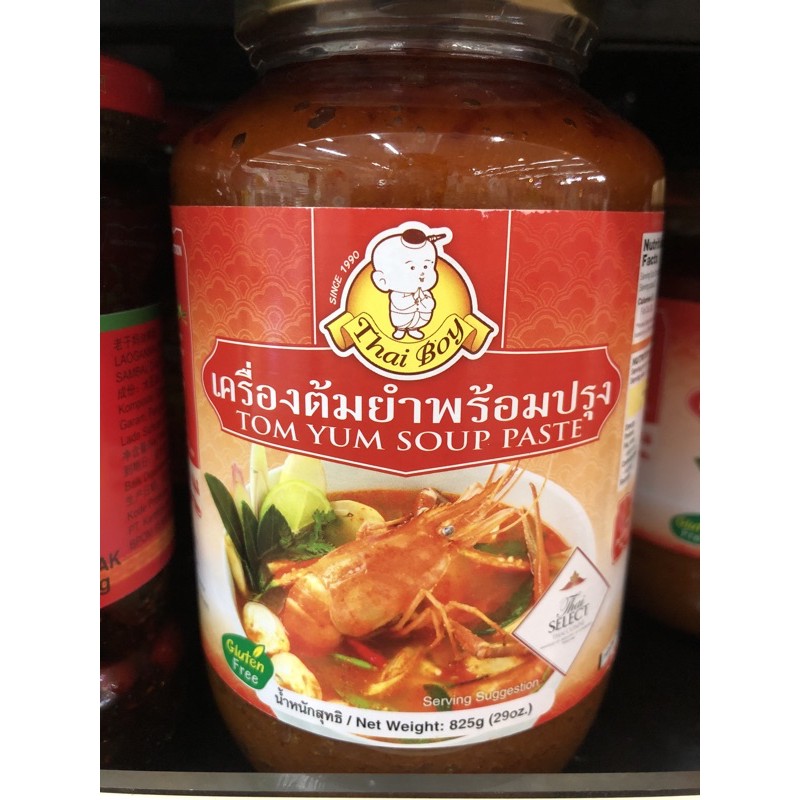 

Thai Boy Tom Yum Soup Paste 825g