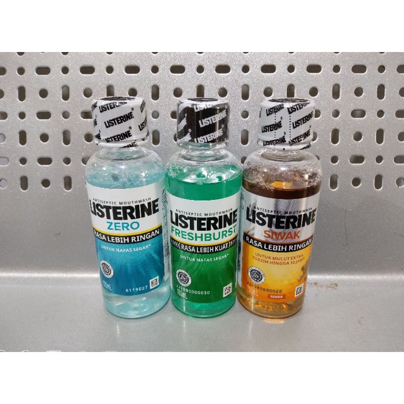 Listerine 100ml / Listerine / Listerine obat kumur