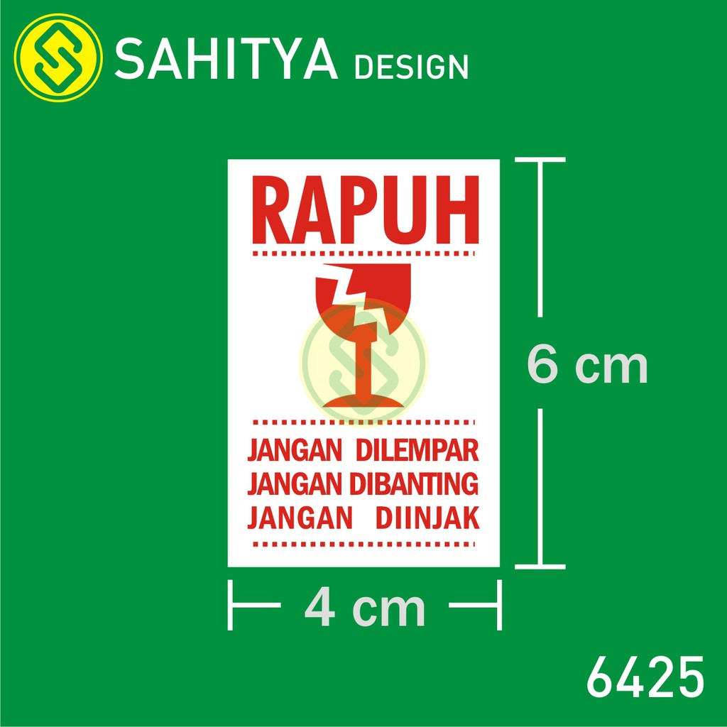 

Stiker Pengiriman Fragile Murah