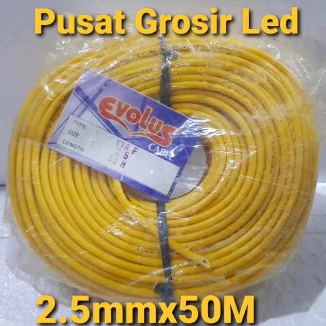 Kabel NYAF 2,5mm Panjang 50 meter Kabel Tunggal Serabut