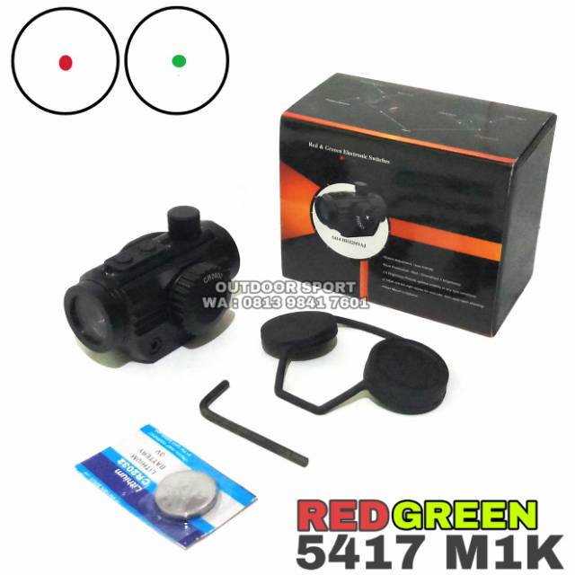 Red Dot Scope M1k 5417 Black for Ersoft and Air Rifle Hunting - Elektro Dot