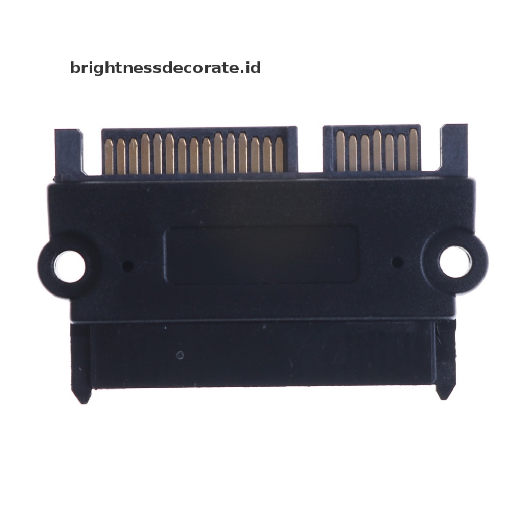 Adaptor Konverter 22 Pin 7 + 15 Pin Male Plug Ke Sata 22 Pin Female Jack M / F Sata