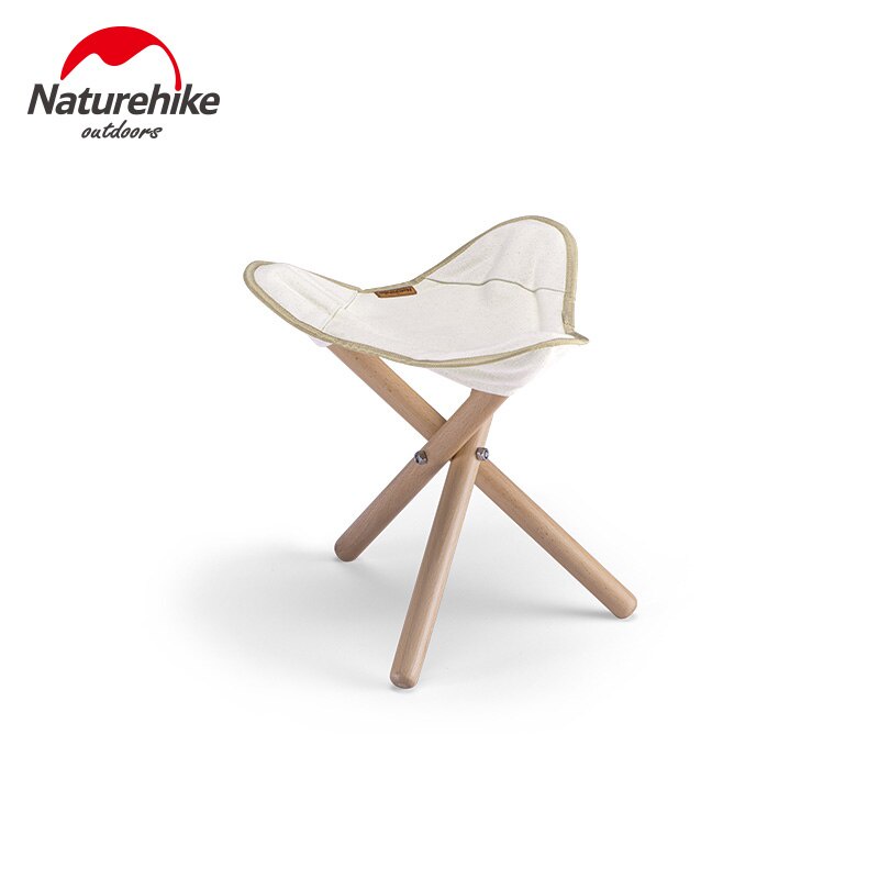 Naturehike NH20JJ008 Kursi Portabel Wooden Stool Triangle