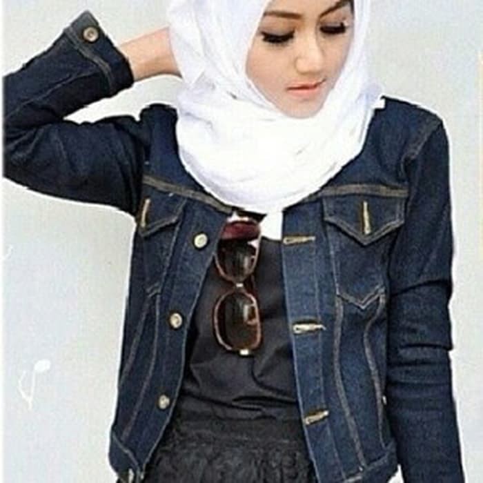 6200 Model Jaket Jeans Hijab Terbaik