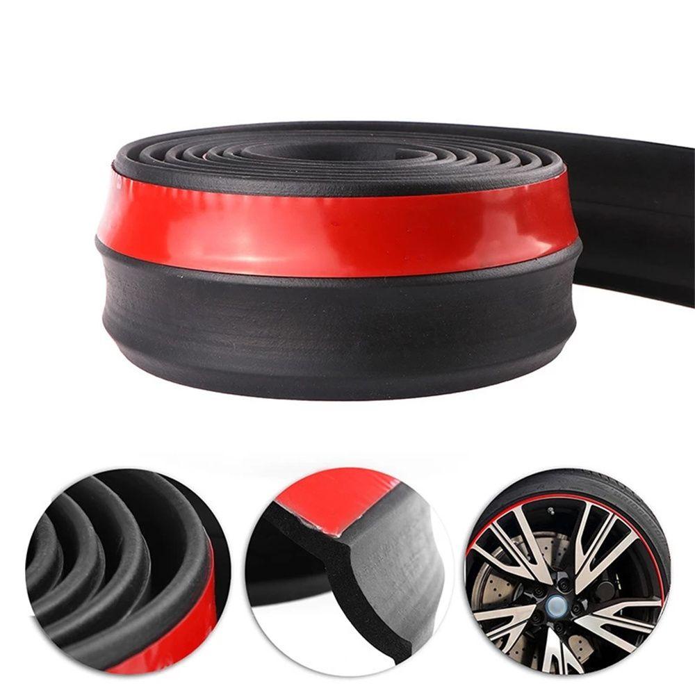 LANFY Bumper Protector Lip Car Styling Styling Moldings Lebar 2.5M 65mm Bumper Depan Anti Gores Pelindung Bumper Mobil