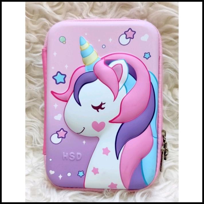 

Vanila | Kotak Pensil Model Smiggle Doff Hardcase Timbul / 3D Pencil Case