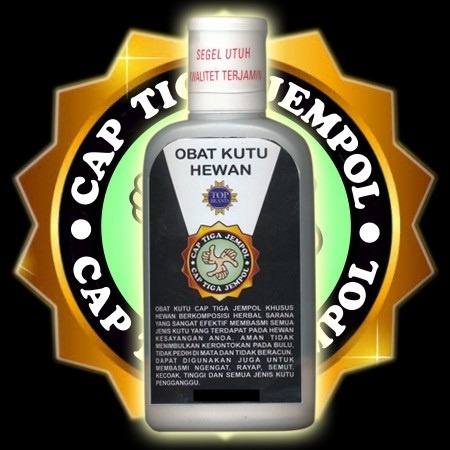 AMPUH Obat Minyak Kutu Hewan Kucing Dan Anjing - Pembasmi Kutu SampaiTelurnya Cap Tiga Jempol 40 ML Bonus Serit freeongkir COD