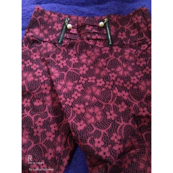 celana jeging brukat import