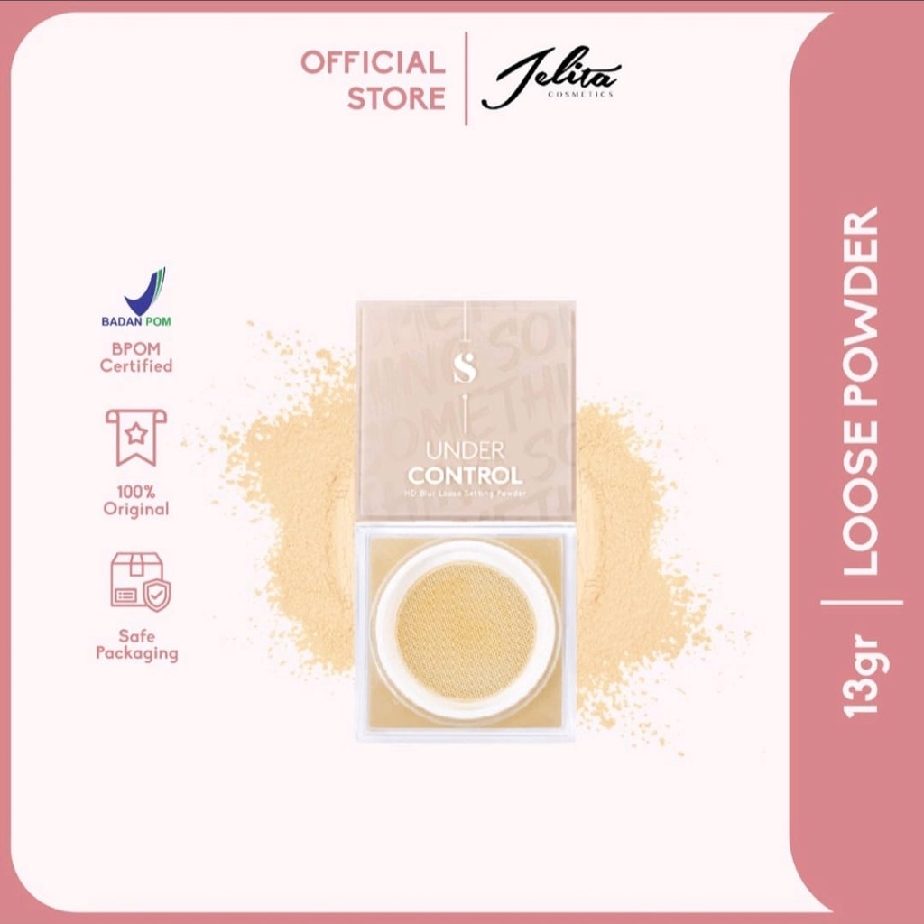 Somethinc Under Control HD Blur Loose Powder - Bedak Tabur