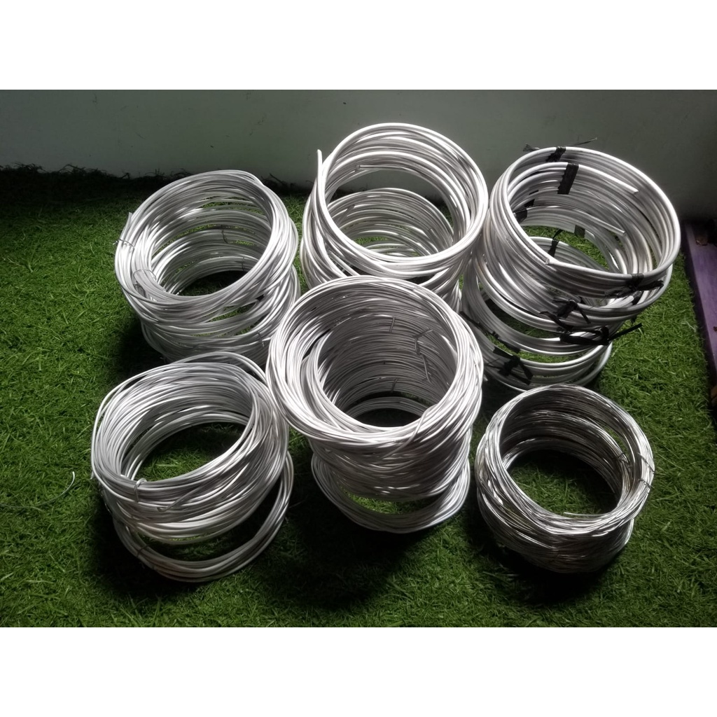 KAWAT BONSAI ALUMINIUM PAKET HEMAT 40 METER 1MM SD 5MM