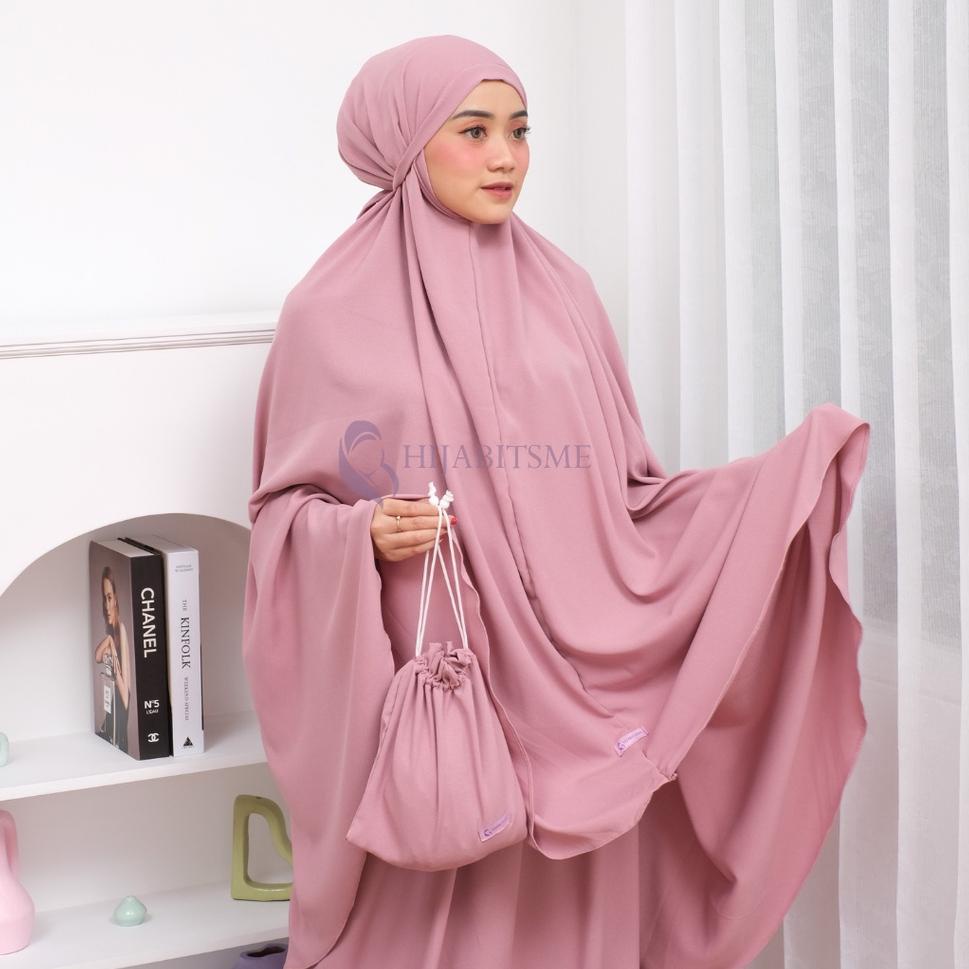 {SDA.02Jl22т} Mukena Dewasa Polos Jumbo Mukena Zaara by Hijabitsme