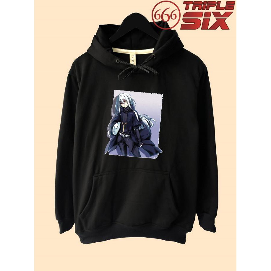 Jaket Hoodie Sweater jumper Anime Rimuru Tempest tensura Slime Jacket Distro Pria Laki Wanita Fleece