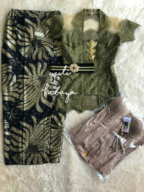 Paket Lengkap set kebaya bali modern modifikasi