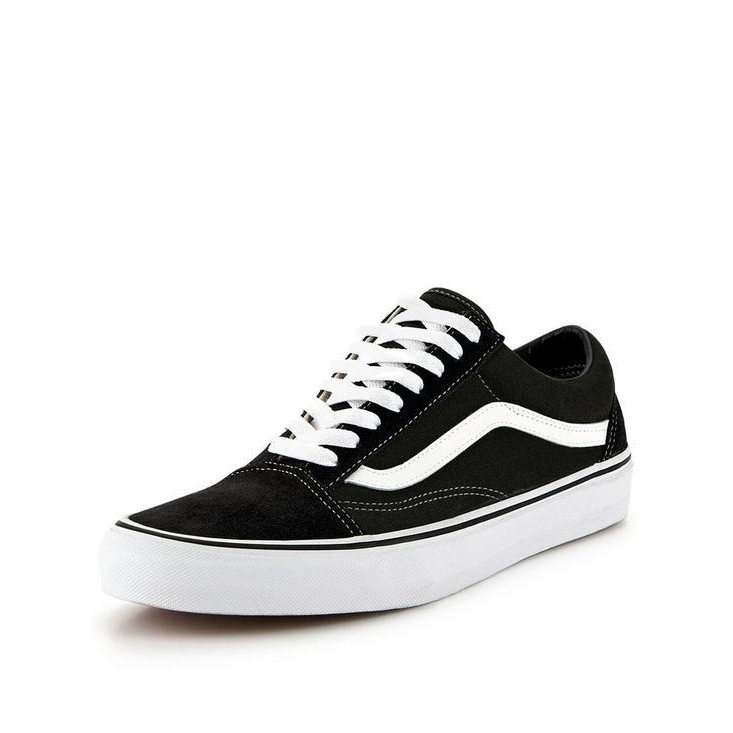 100% PREMIUM SEPATU OLD SKOOL BLACK WHITE VIOLA SHOES