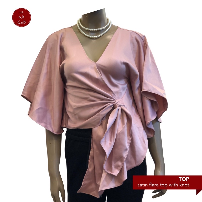 top satin kimono fashion import