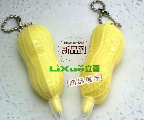 

Pulpen Unik / Lucu Motif Kacang Tanah dengan Gantungan