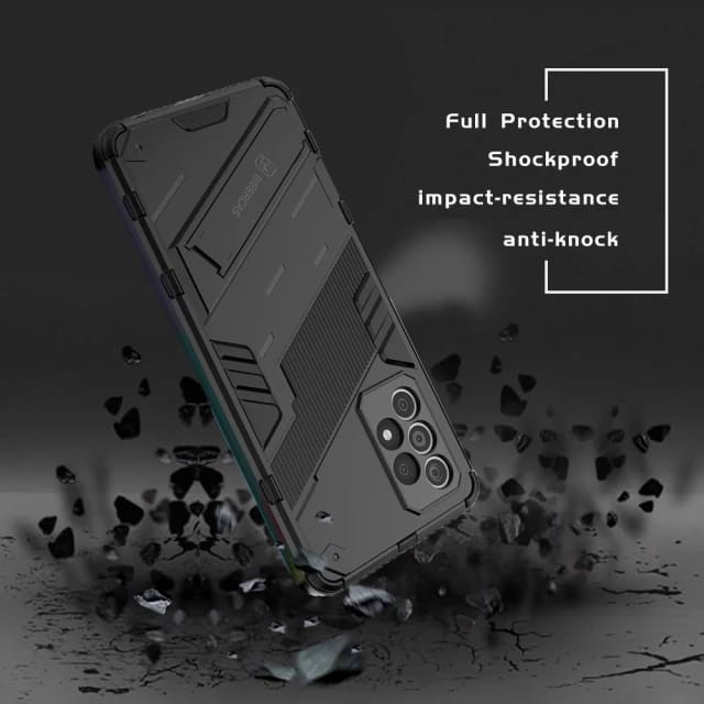 SAMSUNG GALAXY A33 A53 A73 5G A13 4G A23 4G / 5G A52 A52s 5G SOFT CASE KICKSTAND CYBERPUNK SERIES