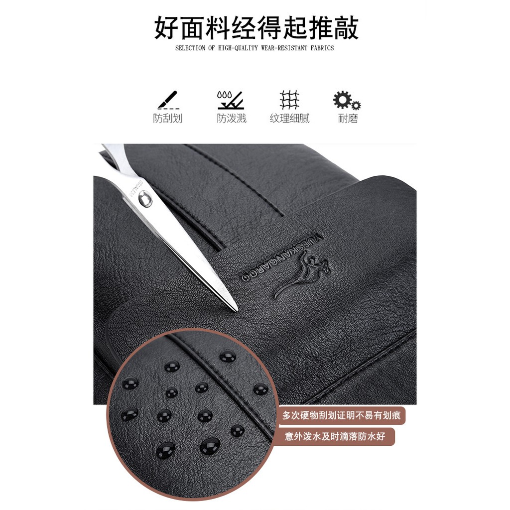 [ORIGINAL] Yueskangaroo Tas Selempang Kulit Import Pria Korean Fashion Style Men's Shoulder Bag