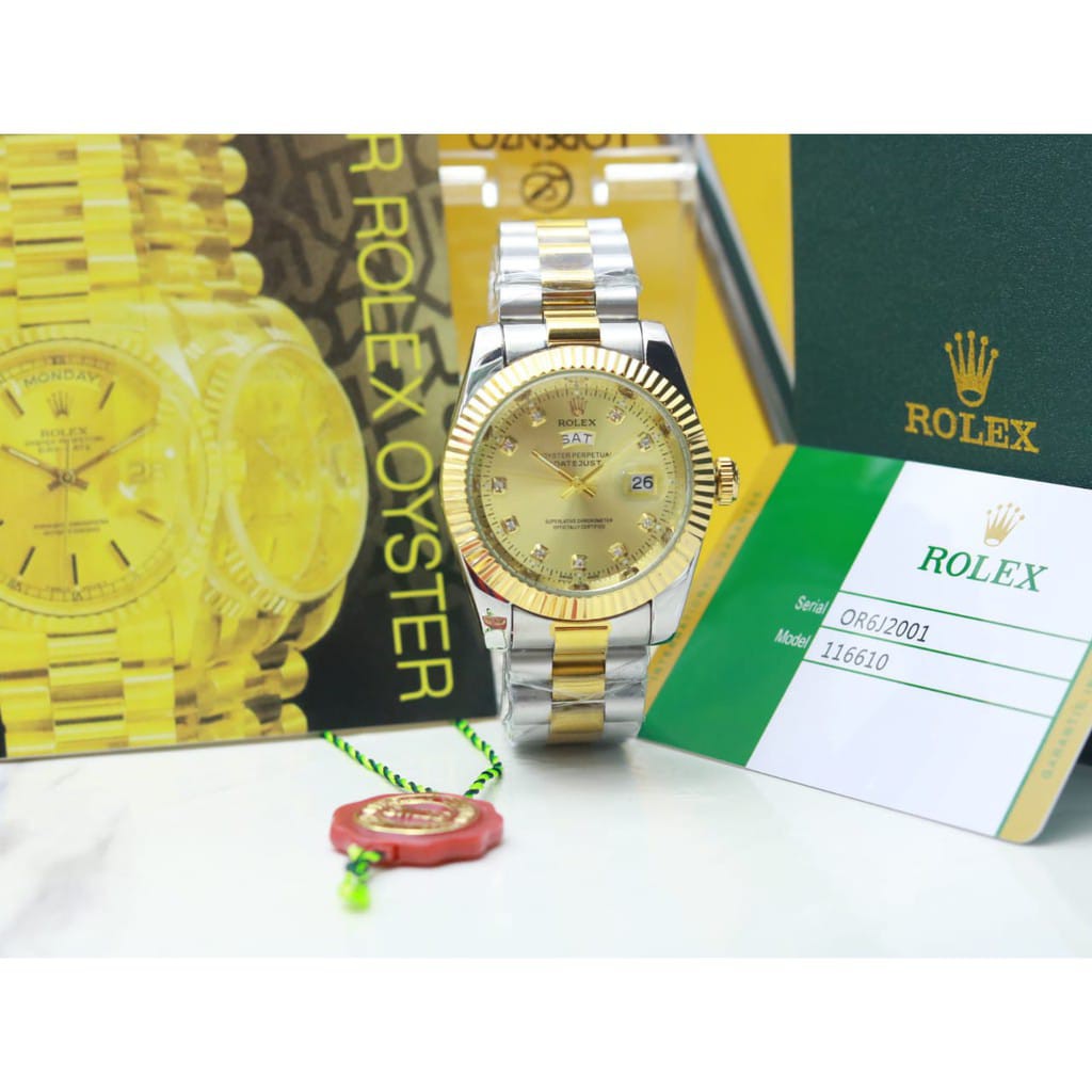 Jual Best Seller Jam Tangan Pria Rolex Day Date Super Premium 5687