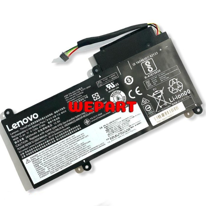 Baterai Thinkpad E450 E450C E455 E460 E460C 45N1754 45N1755