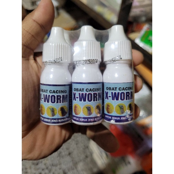 obat cacing burung x worm