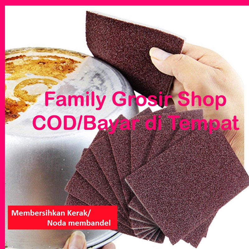 Spons Carborundum nano emery Spons pembersih peralatan dapur kamar mandi 9X13,5cm