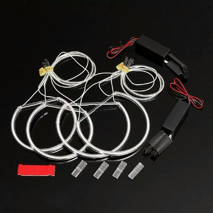 4 x CCFL Ring Lampu Angel Eyes BMW E36 E46 Untuk Non-Projector