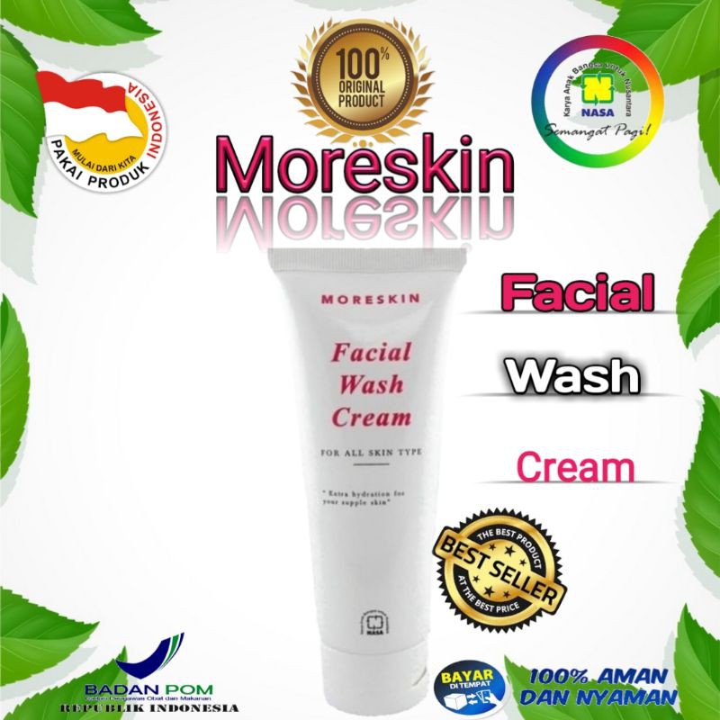 Moreskin Facial Wash Cream - Moreskin Facial Wash Nasa