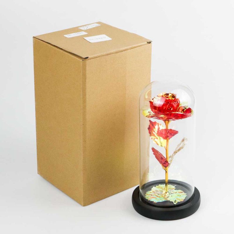 Lampu LED Hias Dekorasi Model Bunga Mawar Black Illumination Rose