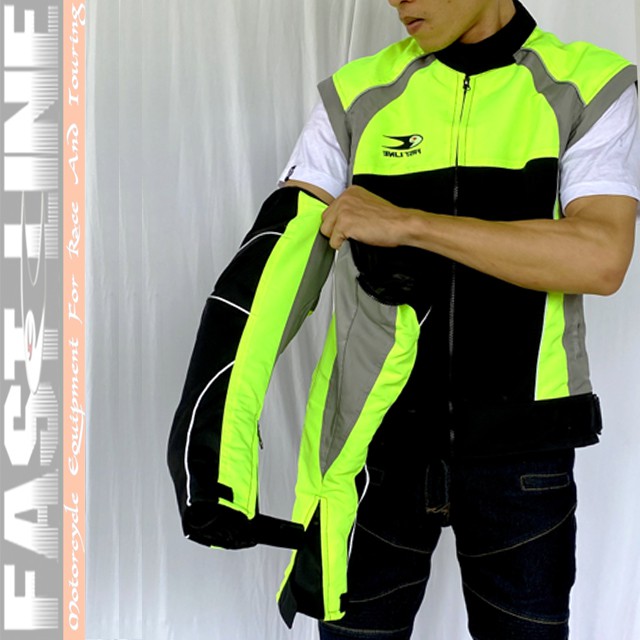 Jaket Rompi Motor Anti Air Multifungsi Biker Fast Line CRX