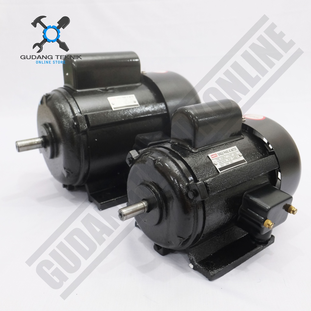 Dinamo Motor Penggerak 1 Hp 2P 1Ph 3000Rpm BARTEX - Dinamo Elektro Motor BARTEX 1Hp 4P 1 Phase 1500Rpm