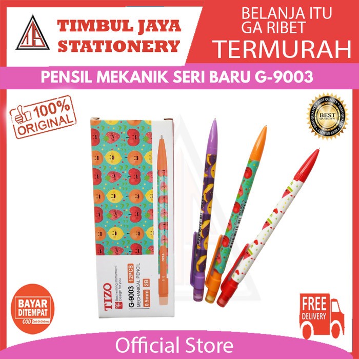 

Limited Pensil Mekanik Tizo 0.5 Isi 12 Pcs Seri Baru Bagus