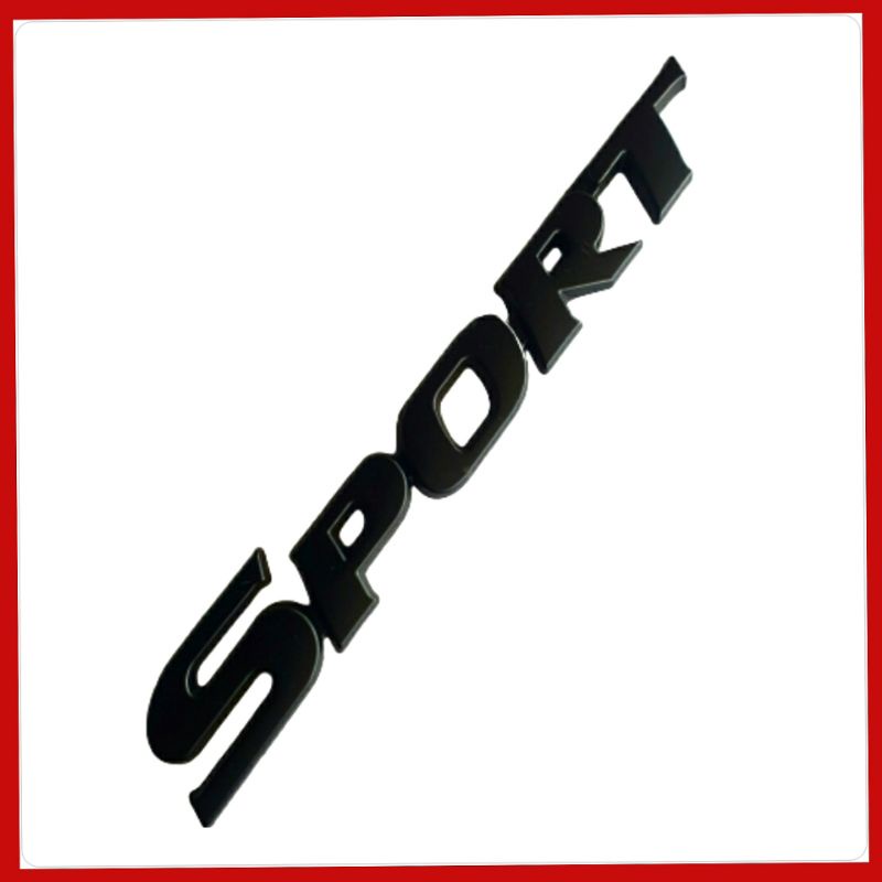 Emblem Logo Tulisan Sport