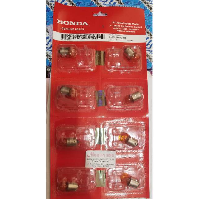 Bolam Riting Mega pro Monosok Asli AHM 34930-KWA-930