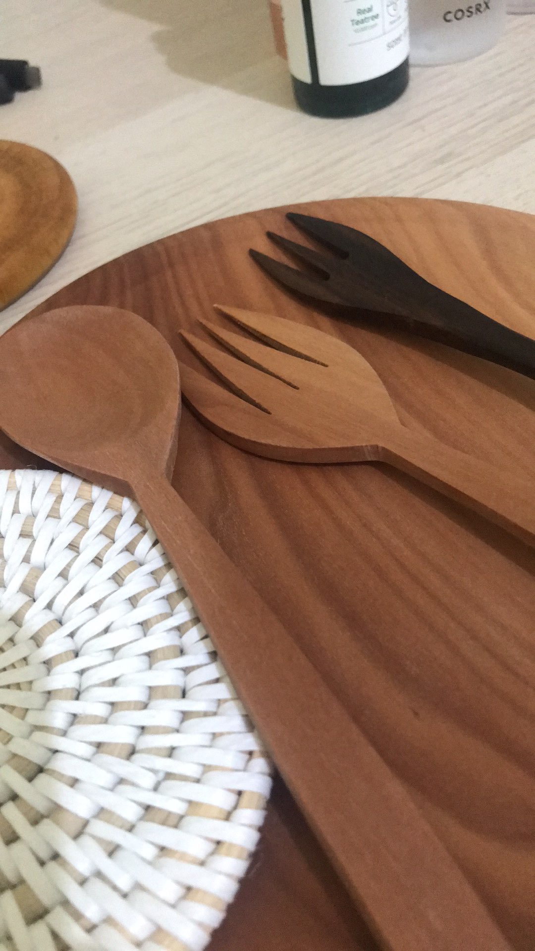 Fuufu | Sendok Garpu Makan Kayu