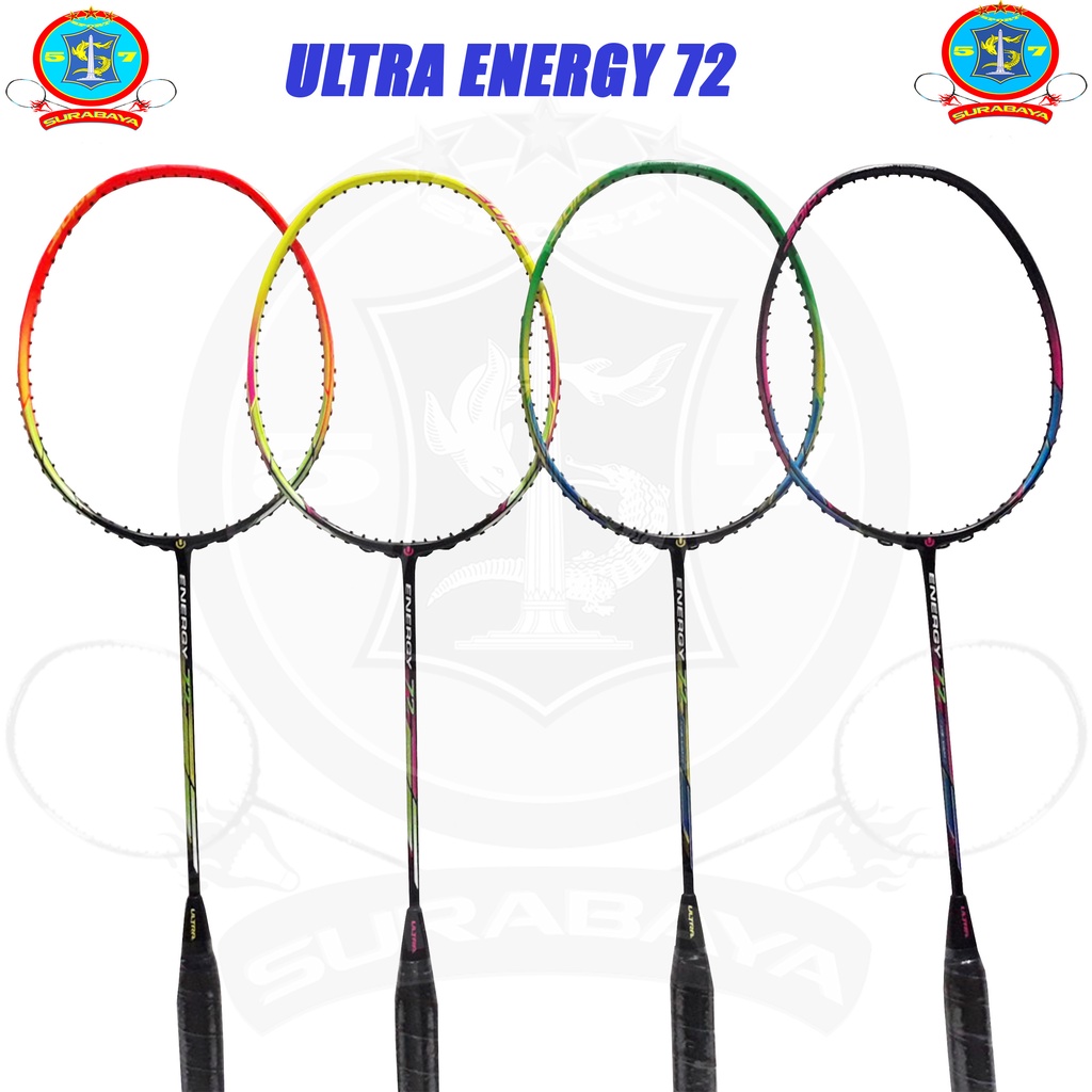 Raket Badminton Ultra Energy 72 Bonus Senar dan Tas