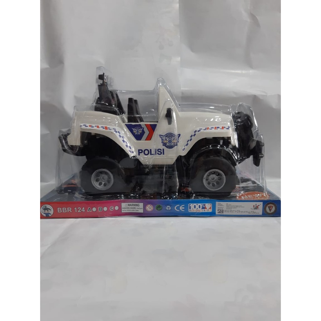 mainan mobil polisi/polisi jeep/mobil-mobilan polisi