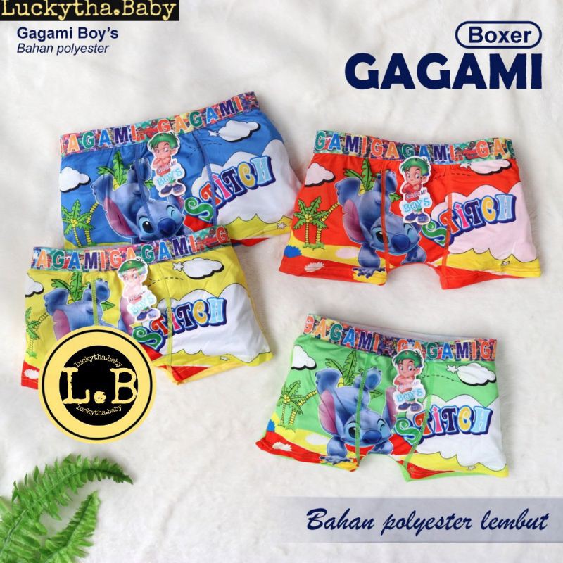 6pc_ celana BOXER GAGAMI BOY &amp; GIRL MOTIF KARAKTER / CELANA DALAM ANAK GAGAMI /CD renang ANAK GAGAMI