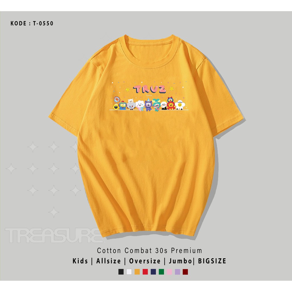 KAOS / T-SHIRT TRUZ SIT TOGETHER T-550 / BAHAN KATUN 30S BEST SELLER