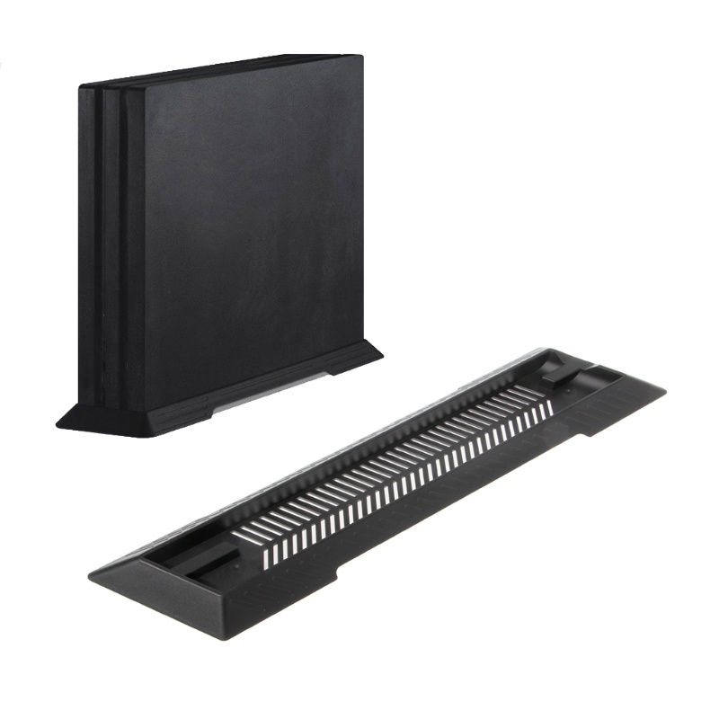 Btsg Vertical Stand Mount Holder Dock Cradle Untuk Slim Aksesoris Game Console ABS+PC Hitam Stand Mounting Bracket