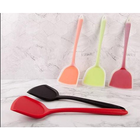 Sutil Spatula Masak Silikon Anti Lengket Tahan Panas Silicone [JY]