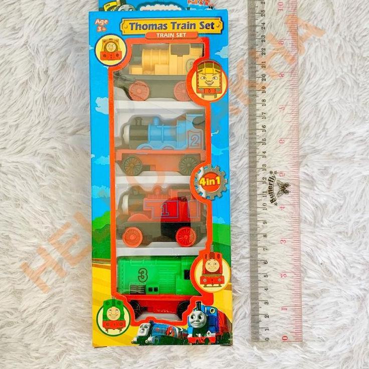 [KODE PRODUK B0VIW8549] MAINAN NO. 311 IMPORT KERETA API TOMASE TRAIN SET ISI 4 PCS PACKING DUS