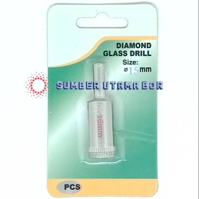 Diamond Glass Drill - Mata Bor Kaca 15 mm